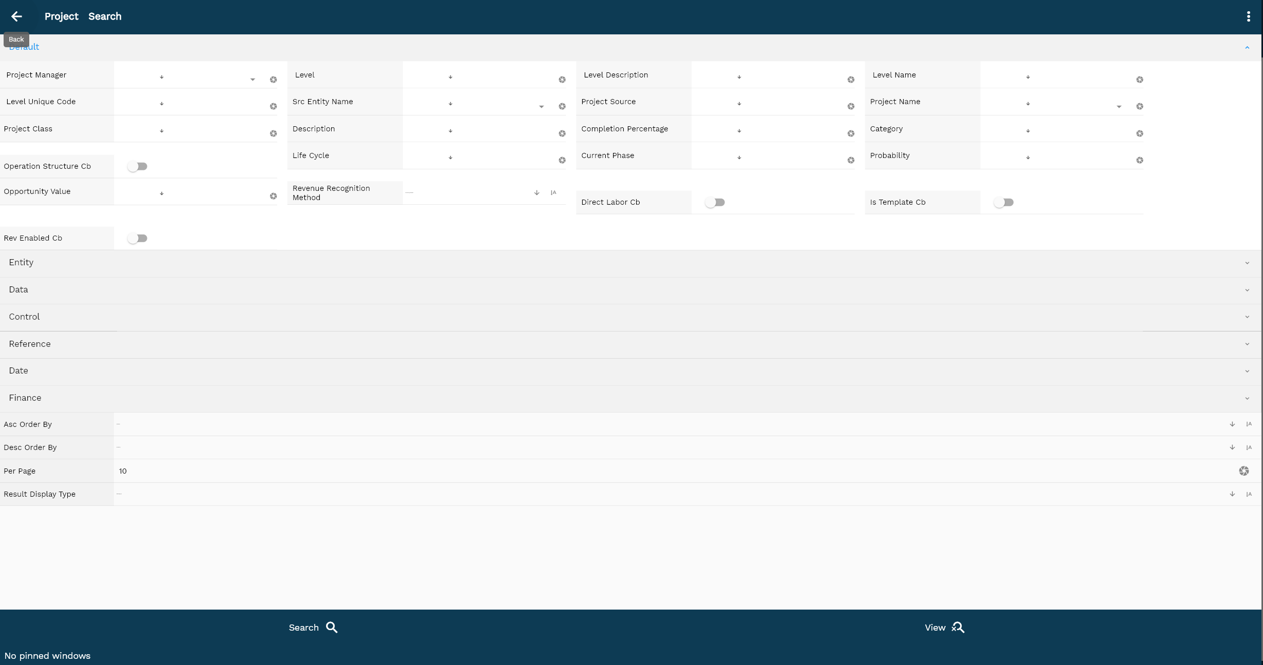 inoERP Form View